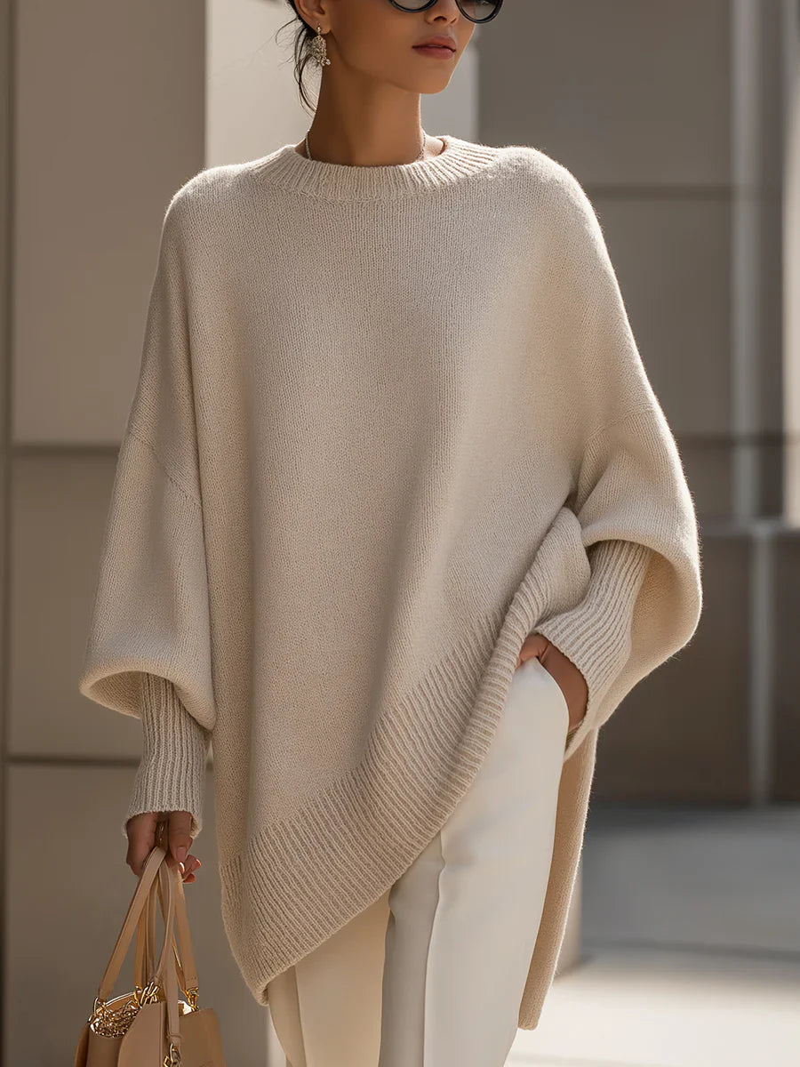 Angela™ | Cozy Knit Poncho