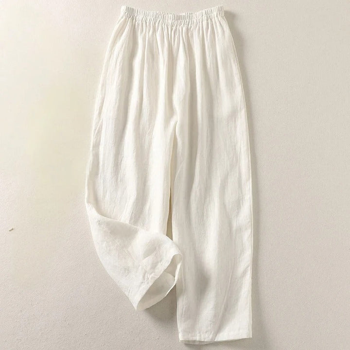 Amalia™ | Cotton-Linen Trousers