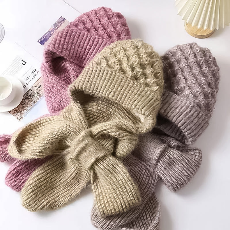 Carrie™ | Winter Hat & Scarf Set