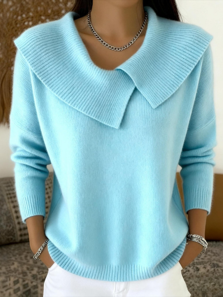 Savannah™ | Soft-Collar Knit Sweater