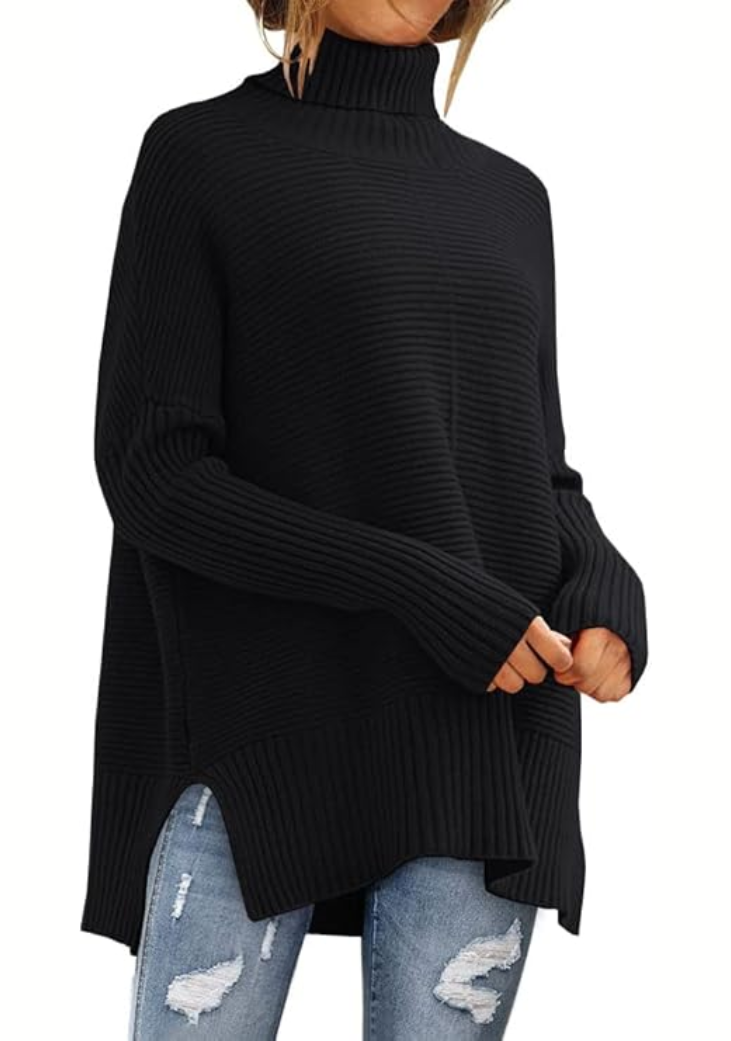 Serene™ | Relaxed Turtleneck Knit Sweater