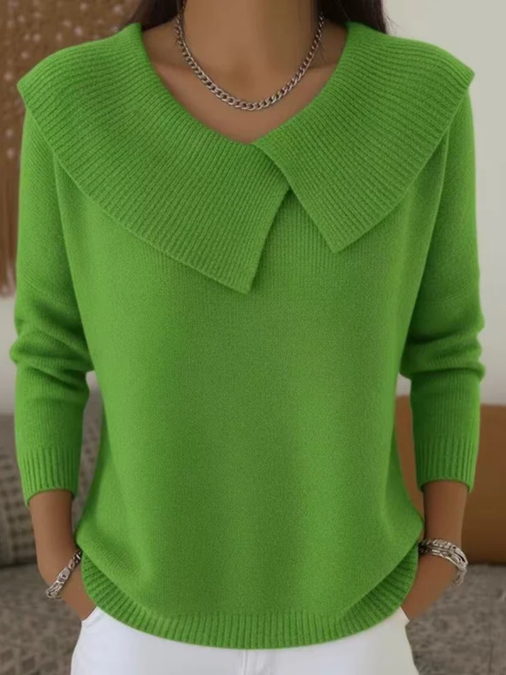 Savannah™ | Soft-Collar Knit Sweater