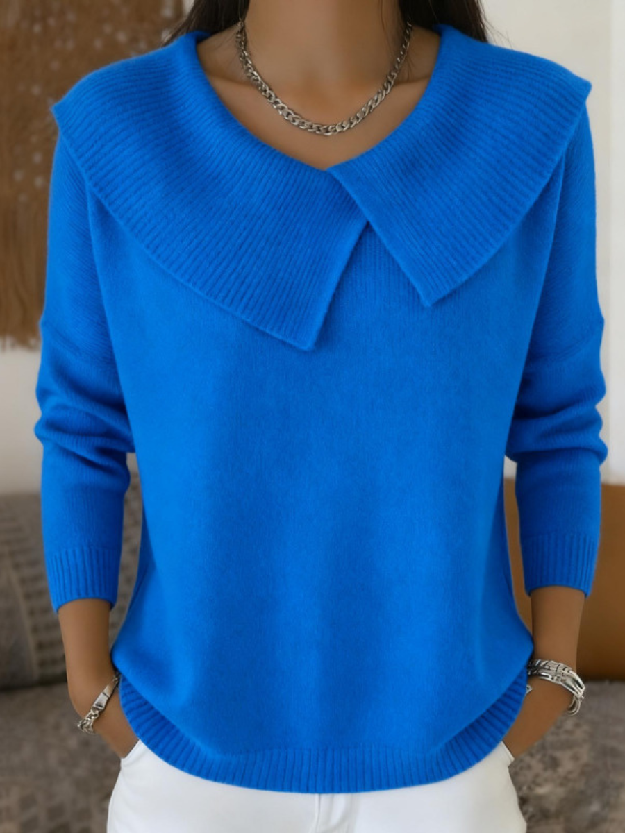 Savannah™ | Soft-Collar Knit Sweater