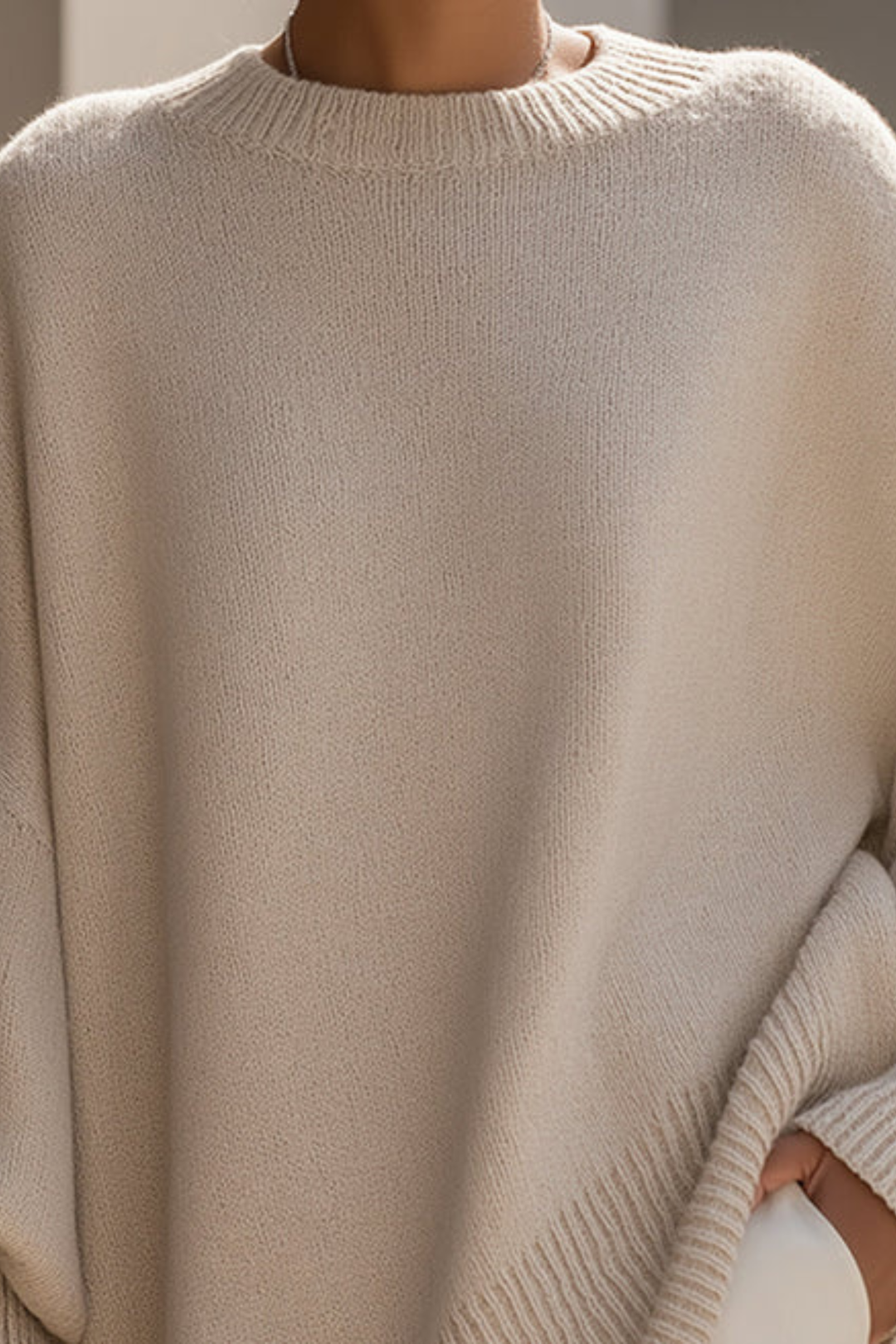 Angela™ | Cozy Knit Poncho