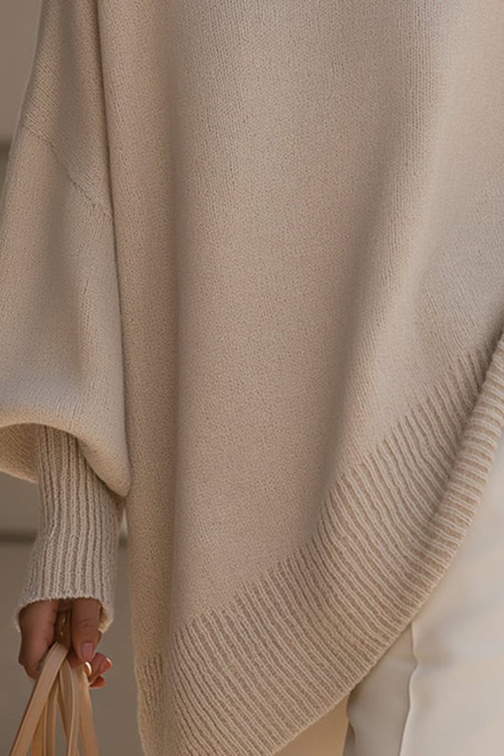 Angela™ | Cozy Knit Poncho