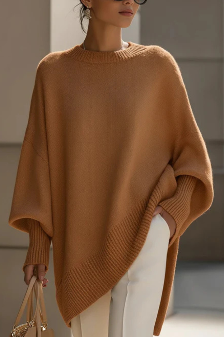 Angela™ | Cozy Knit Poncho