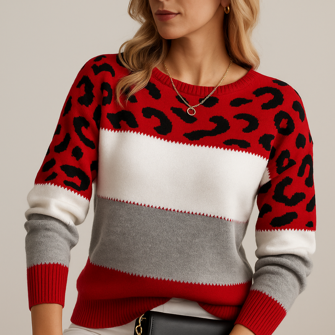 Rachel™ | Elegant Leopard Sweater