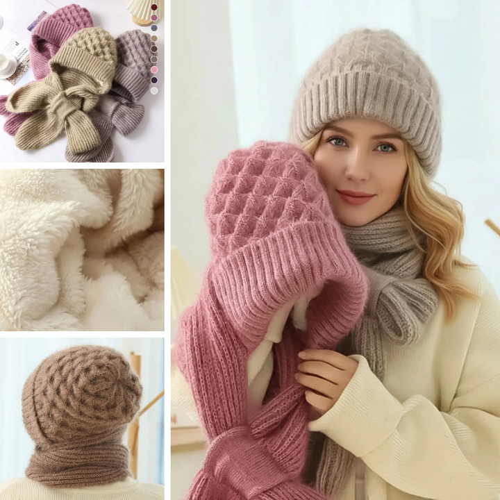 Carrie™ | Winter Hat & Scarf Set