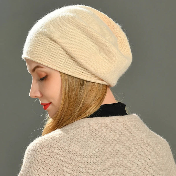 Lena Briar™ | 100% Cashmere Beanie