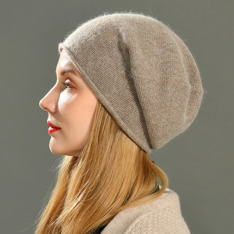 Lena Briar™ | 100% Cashmere Beanie