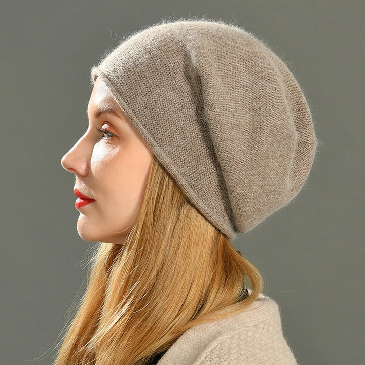 Lena Briar™ | 100% Cashmere Beanie
