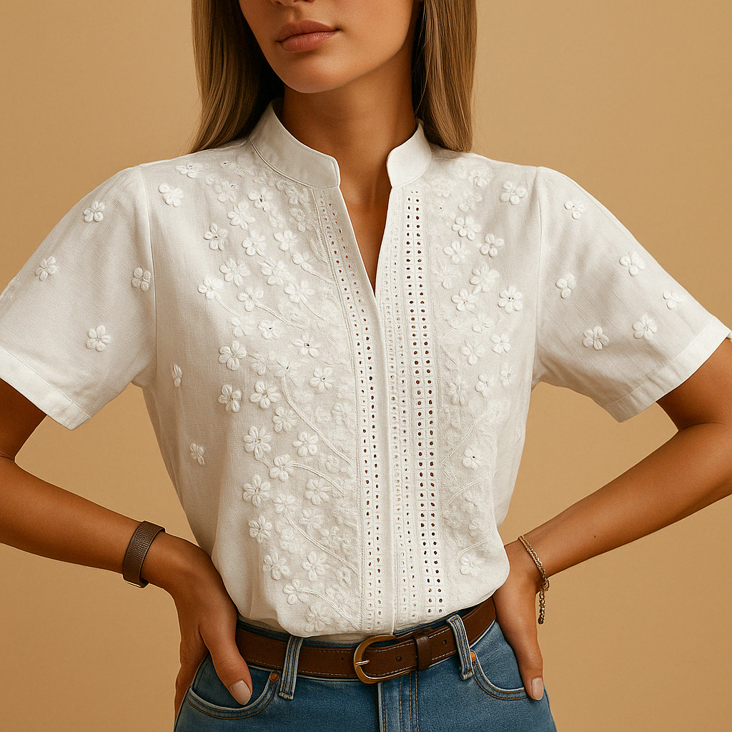Illyria™ | Classic White Blouse