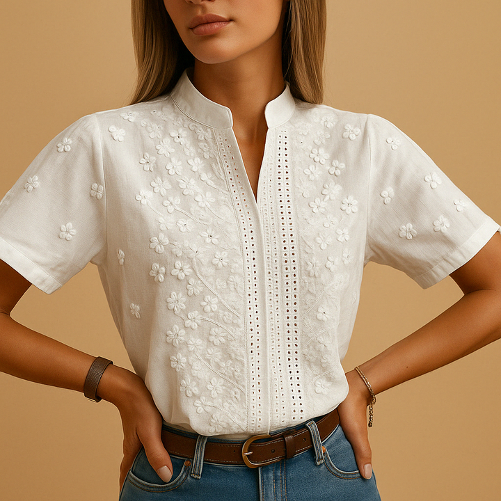 Illyria™ | Classic White Blouse