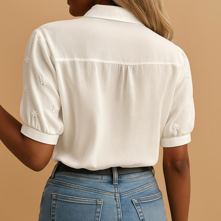 Illyria™ | Classic White Blouse