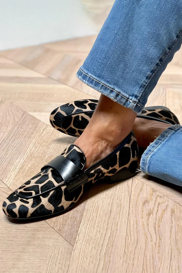 Linnea™ | Animal Print Loafers