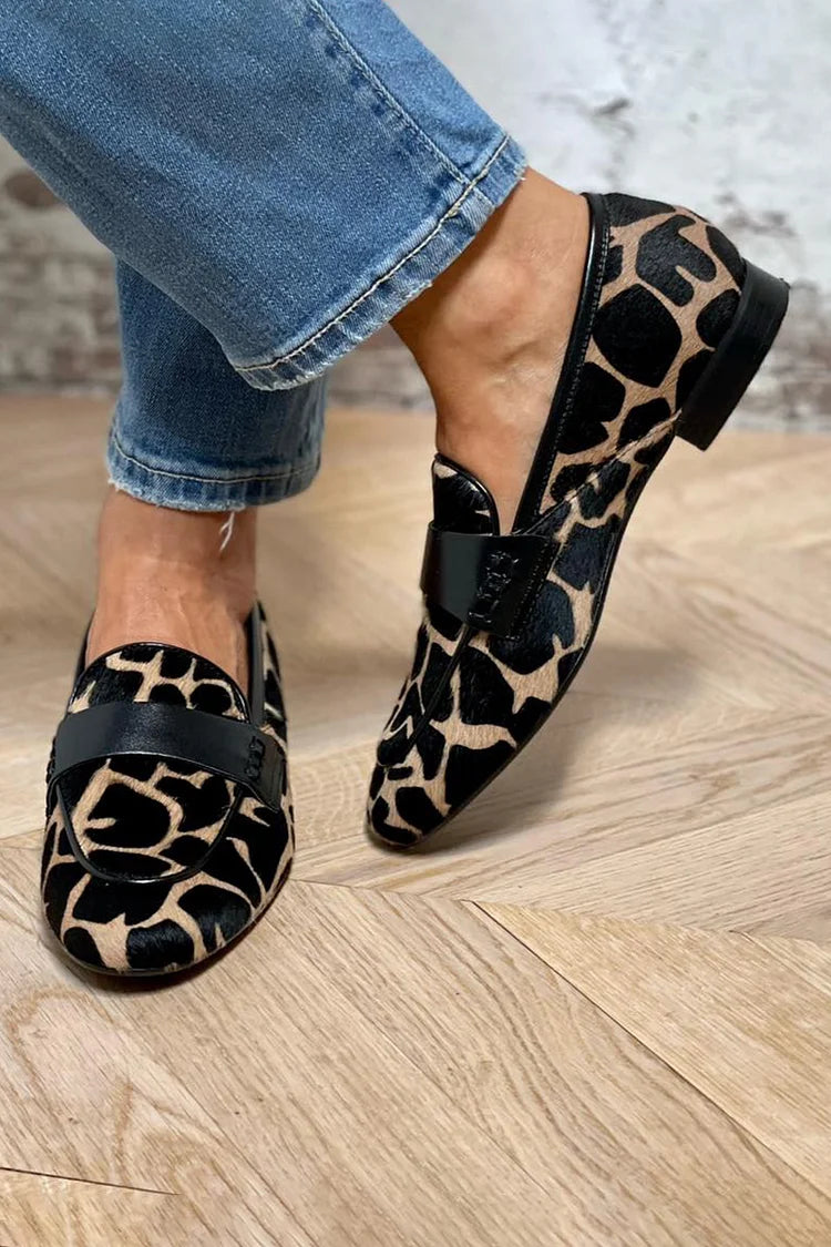 Linnea™ | Animal Print Loafers
