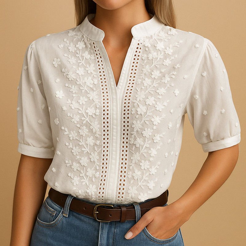 Illyria™ | Classic White Blouse