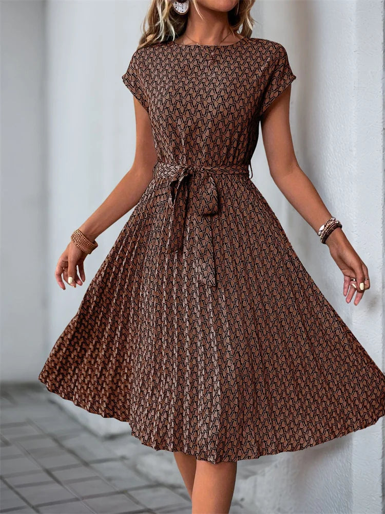 Lily™ | Pleated Midi Summer Dress