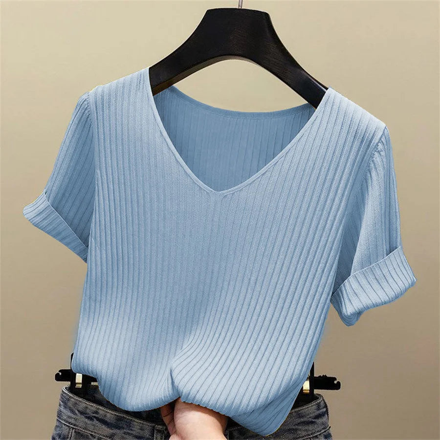 Hazel™ | Summer Knit Blouse