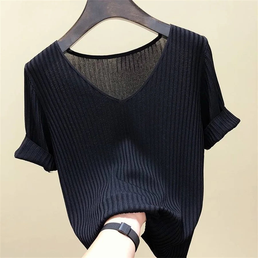 Hazel™ | Summer Knit Blouse