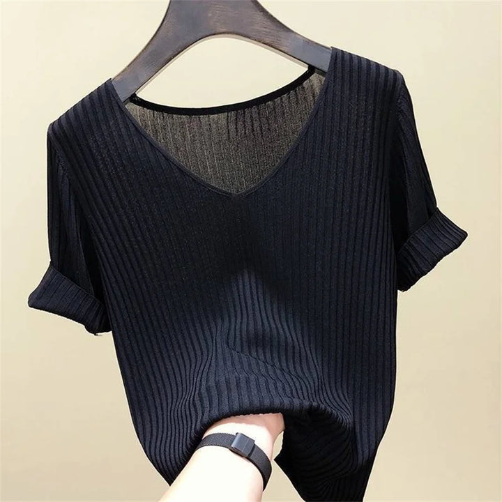Hazel™ | Summer Knit Blouse