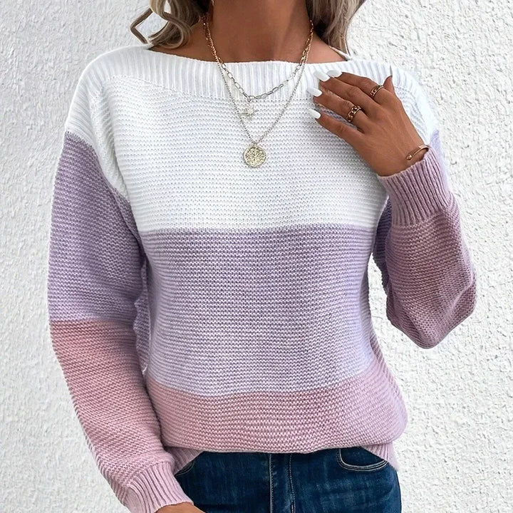 Kylie™ | Contrast Knit Sweater