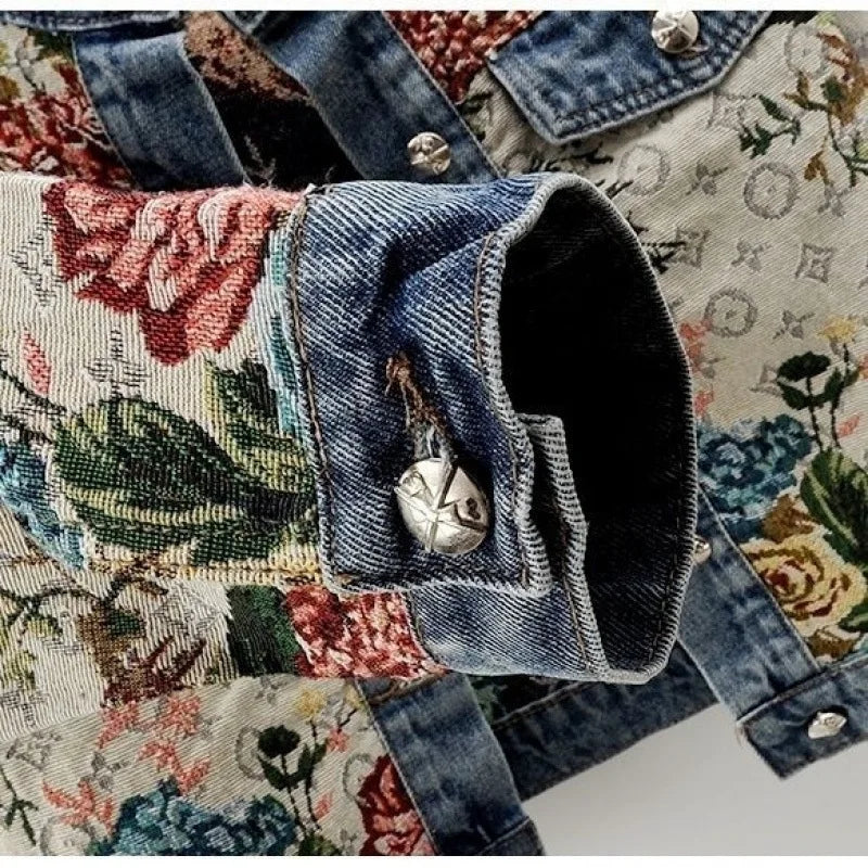 Angel™ | Jacquard Denim Jacket