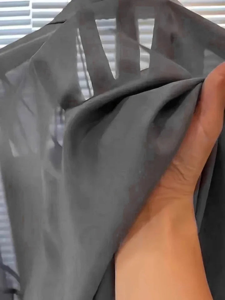 Madeline™ | Sheer Chiffon Button Blouse