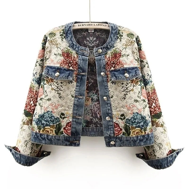 Angel™ | Jacquard Denim Jacket