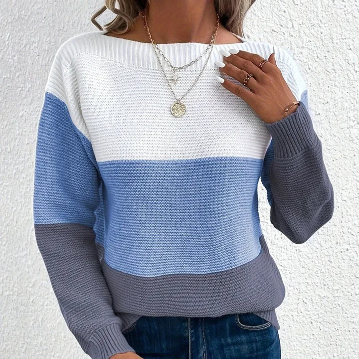 Kylie™ | Contrast Knit Sweater