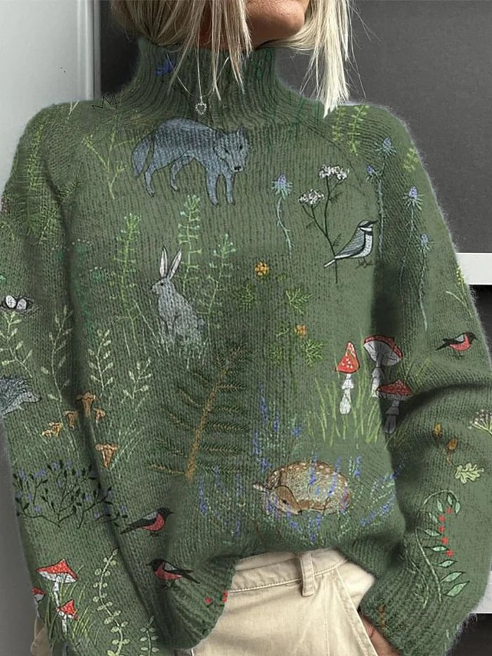 Lila Rowan™ | Botanical Garden Knit Sweater