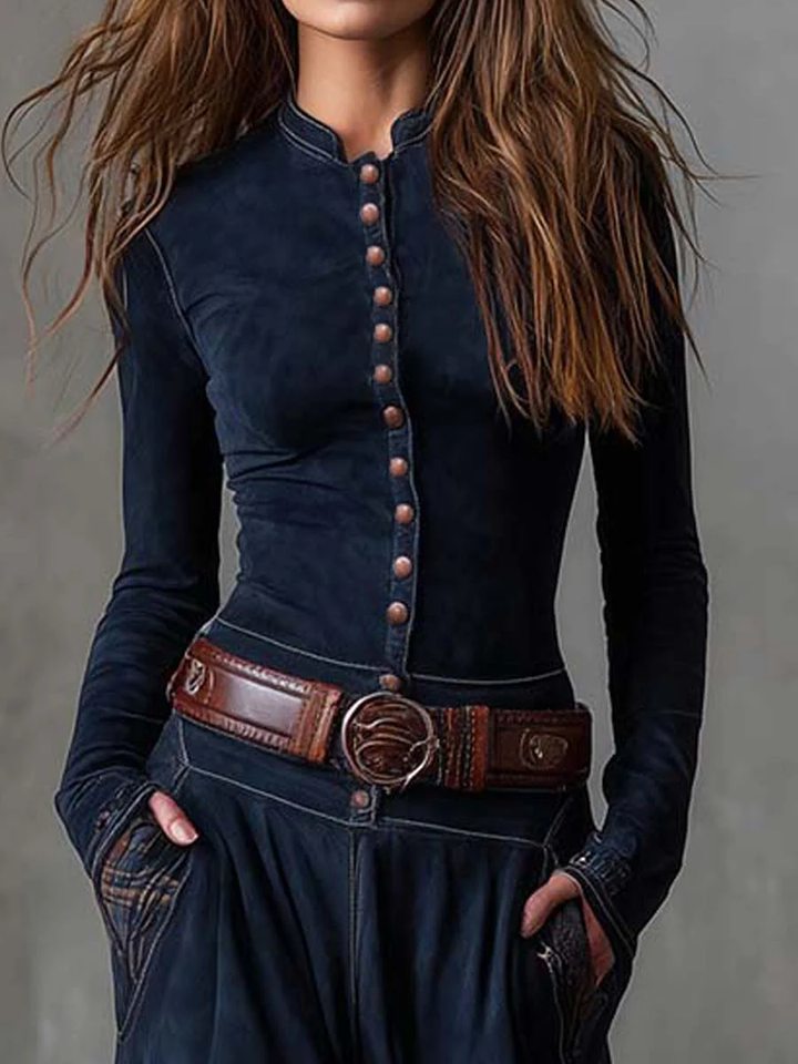 Ivy™ | Suede Maxi Dress