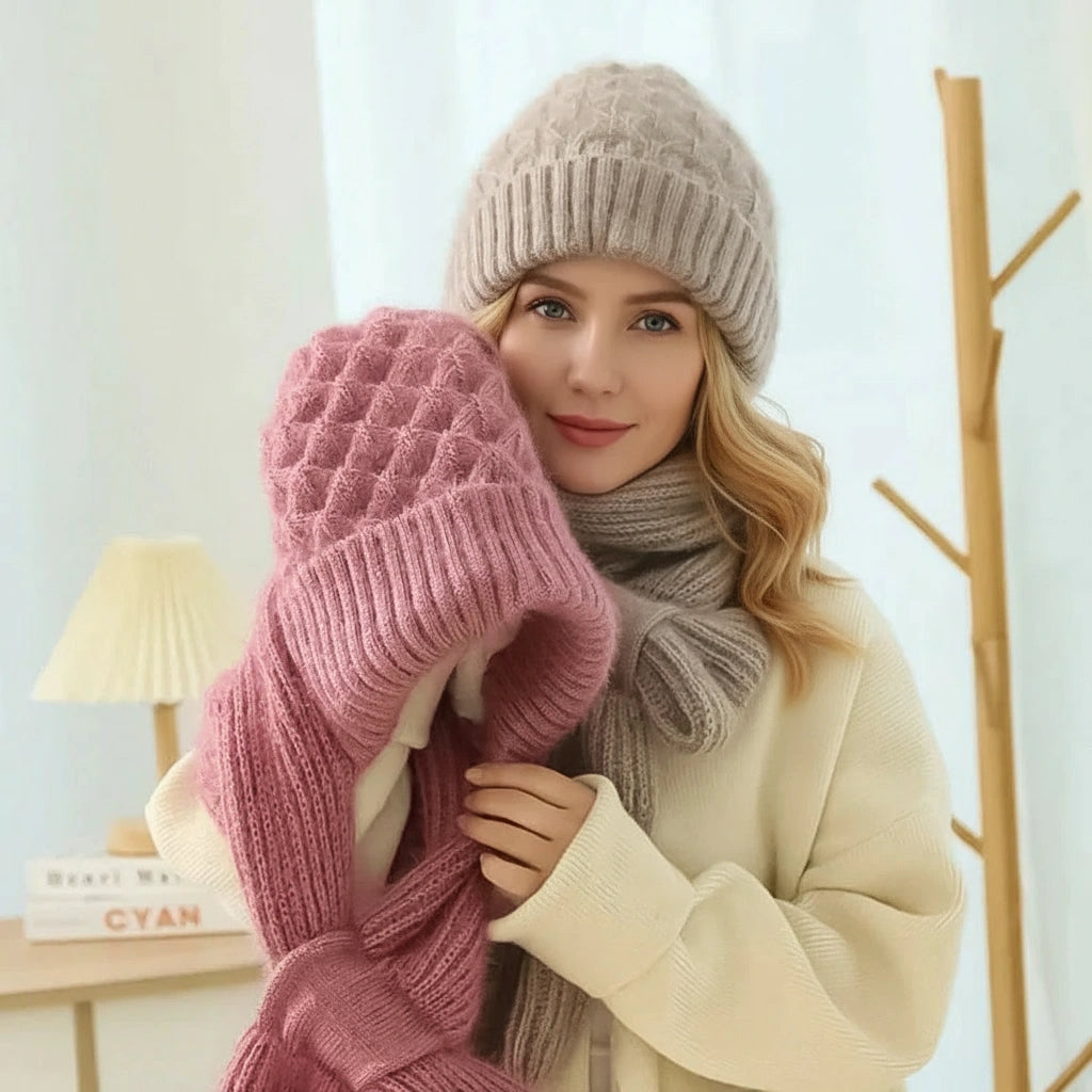 Carrie™ | Winter Hat & Scarf Set
