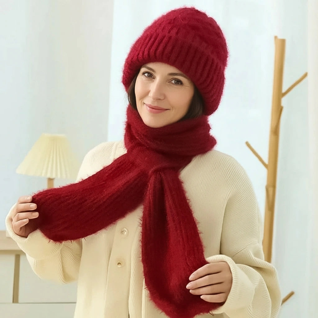 Carrie™ | Winter Hat & Scarf Set