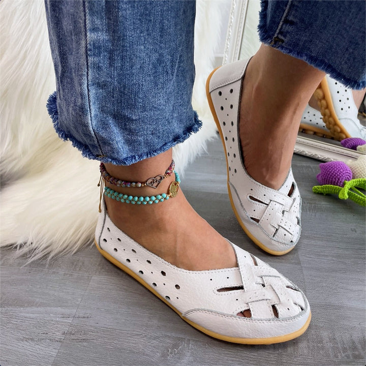 Fiona™ | Breathable Leather Loafers