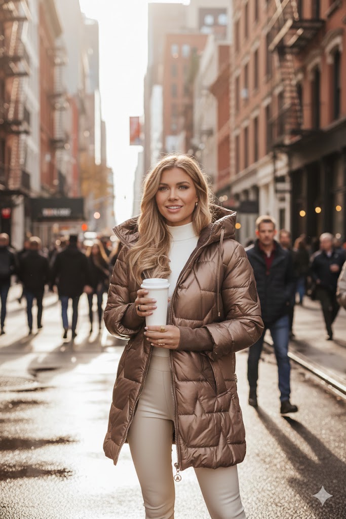 Madison Rae™ | Long Quilted Hooded Jacket